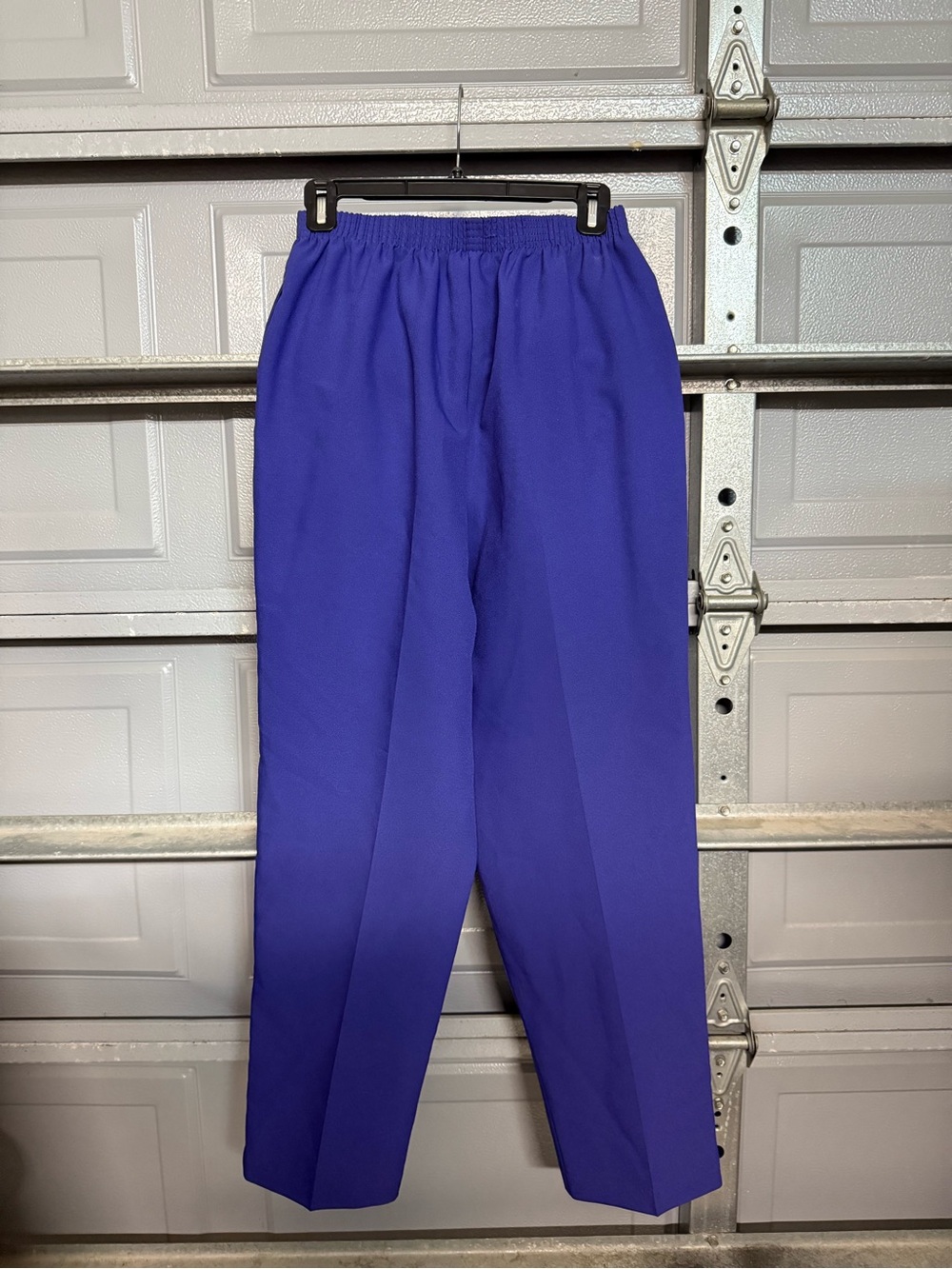 Women’s Purple Elastic-Waist Dress Trouser Pants S PETITE - Picture 4 of 8